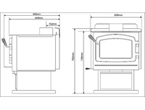 Krbová kamna Regency F2450 Medium